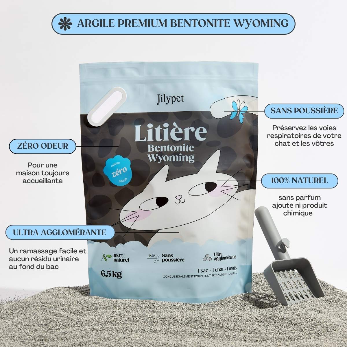 Kit d'essai Jilypet (1 chat)