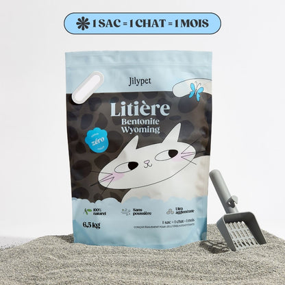 Litière minérale agglomérante 100 % naturelle