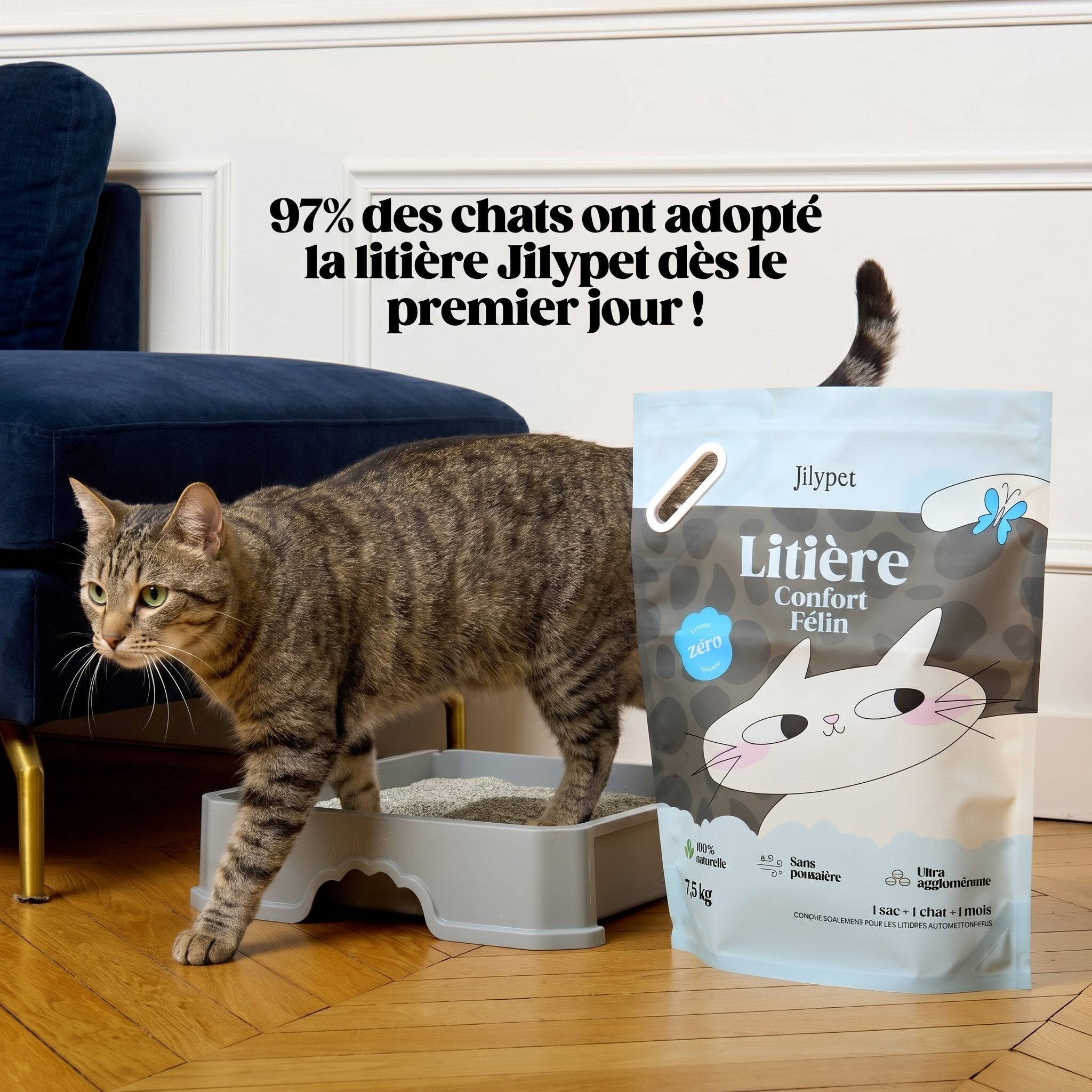 Litière Jilypet - Zéro odeur